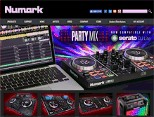 Tablet Screenshot of numark.com