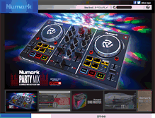 Tablet Screenshot of numark.jp